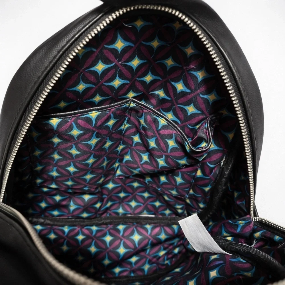 CXL by Christian Lacroix Pine Caviar Black Leather Backpack- NWT